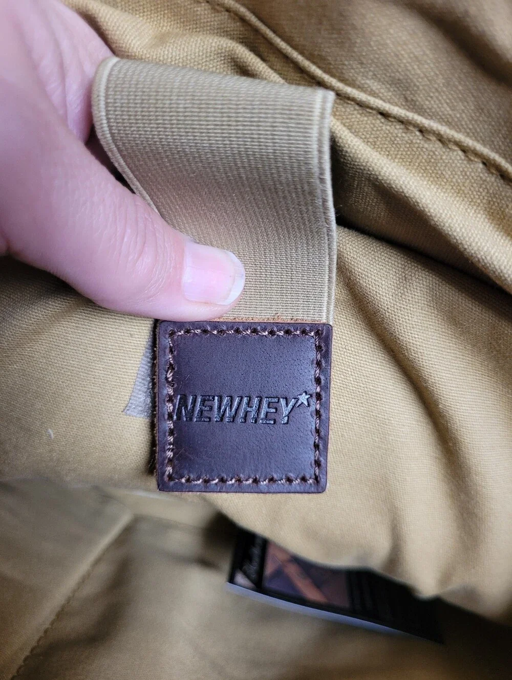 New Newhey Brown Canvas Messanger Bag